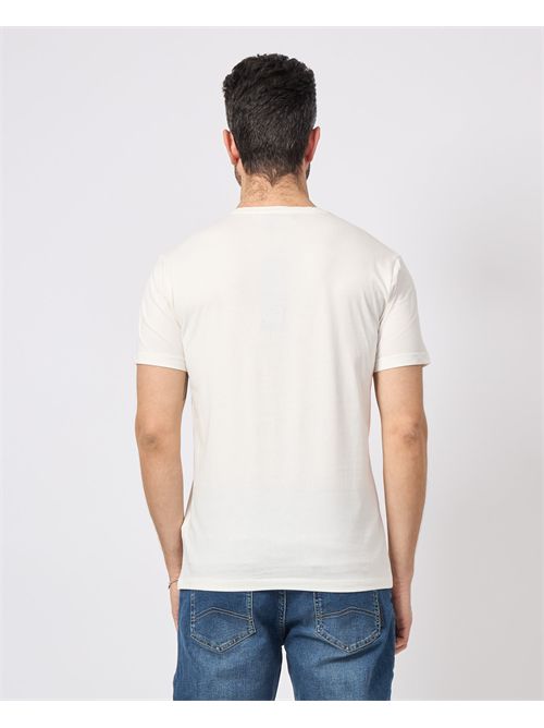 T-shirt Yes Zee con bottoni e logo YES ZEE | T780-TA000107